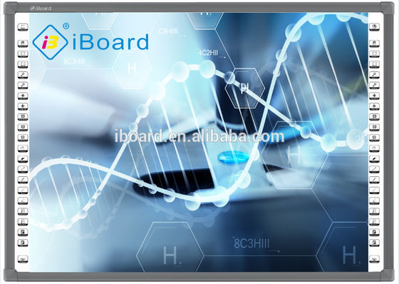 IBoard چند اندازه مادون قرمز چند لمسی صفحه هوشمند IR تعاملی صفحه سفید الکترونیکی برای آموزش مدرسه جلسه