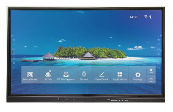 صفحه نمایش دیواری فوق العاده باریک صفحه نمایش 86 اینچ LED تعاملی