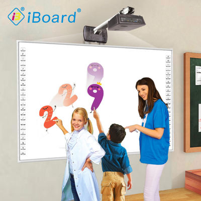 تخته سفید تعاملی مادون قرمز همه در یک iBoard، تخته سفید تلویزیون هوشمند Rohs برای تدریس در کلاس