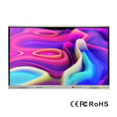 تخته های هوشمند 2 میلی متری صفحه تخت تعاملی ضد آبی با دقت بالا برای کسب و کار 4K