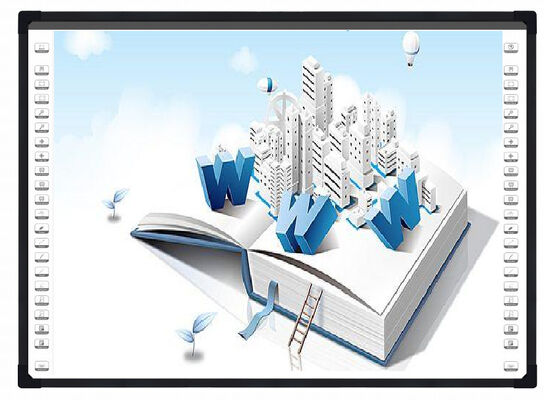تخته سفید تعاملی 86 اینچی مادون قرمز 10 نقطه لمسی برای جلسات کلاس درس