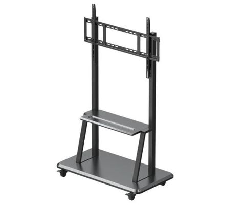 پایه موبایل برای تخته های تعاملی صفحه لمسی کت و شلوار ارتفاع قابل تنظیم برای اندازه 52 "~ 86"