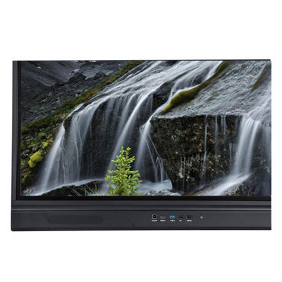 تخته سفید تعاملی LED 65 اینچی، صفحه تخت هوشمند اندروید، 20/40 نقطه لمسی، مادون قرمز، رنگ مشکی