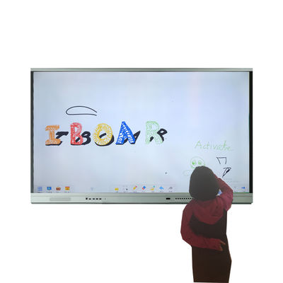 اندروید 9.0 4K LCD برد هوشمند 350cd / m2 با رزولوشن 32768 * 32768