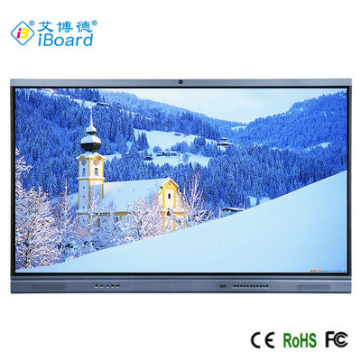 پنل تعاملی 4k، برد هوشمند LED 86 اینچی، قاب آلومینیومی 350cd/m2 اسلات OPS