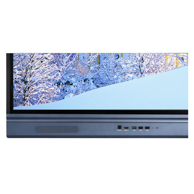 پنل تعاملی 4k، برد هوشمند LED 86 اینچی، قاب آلومینیومی 350cd/m2 اسلات OPS