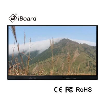 10 صفحه نمایش صفحه نمایش تعاملی لمسی ، تابلوهای هوشمند 75 اینچ برای کسب و کار