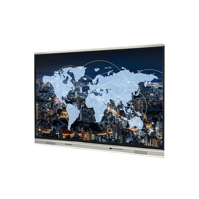 صفحه‌نمایش لمسی تعاملی 75 اینچی وایت برد 1651x929 میلی‌متری، Android8.0، مشکی و نقره‌ای
