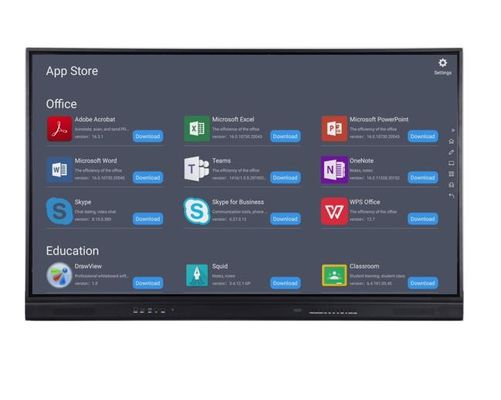 صفحه نمایش تخت تعاملی 98 اینچی Smart Board با رایانه عملیاتی