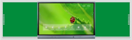 صفحه نمایش هوشمند 75 تا 86 اینچ چند انگشت رابط رابط رابط سمت چپ راست صفحه برای دانش آموز کلاس