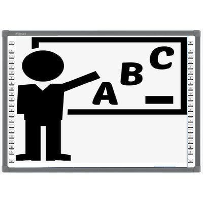 صفحه سفید هوشمند 96 اینچ چند لمسی IR Whiteboard هوشمند گواهینامه CE / FCC / Rohs برای آموزش مدرسه