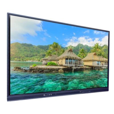 صفحه سفید LCD 3840 * 2160 صفحه تعاملی سفید برای مشاغل