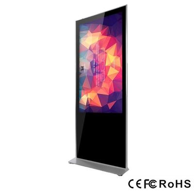 تجهیزات تبلیغاتی صفحه لمسی ظرفیت دار سیگنال دیجیتال کیوسک کف ایستاده صفحه نمایش LCD تعاملی
