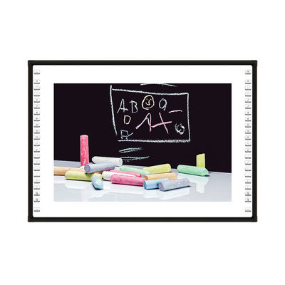 82-120 اینچ گواهینامه CE 4:3 16:9 16:10 سیاه و سفید مادون قرمز تعاملی تخته سفید 1855x1280mm برای آموزش مدرسه