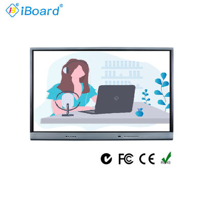 صفحه نمایش لمسی 86 اینچ 350 سی دی / M2 صفحه سفید صفحه تعاملی FCC برای جلسه