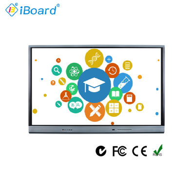 350cd / m2 پانل LCD تعاملی اندروید 4k 65k برای اتاق جلسات