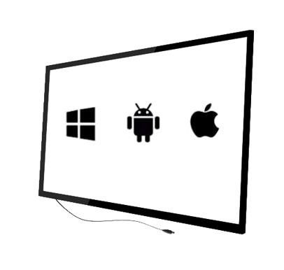iBoard مادون قرمز قاب چند لمسی صفحه نمایش تبدیل قاب پوشش برای صفحه آینه