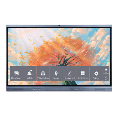 20 نقطه لمس 75 اینچ صفحه هوشمند LCD برای راه حل های لمس تعاملی در کنفرانس دفتر مدرسه