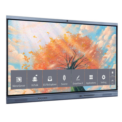20 نقطه لمس 75 اینچ صفحه هوشمند LCD برای راه حل های لمس تعاملی در کنفرانس دفتر مدرسه