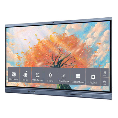 20 نقطه لمس 75 اینچ صفحه هوشمند LCD برای راه حل های لمس تعاملی در کنفرانس دفتر مدرسه