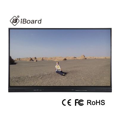 550W تعاملی صفحه تخت 98 اینچ 4K نمایش شیشه ای AG معتدل