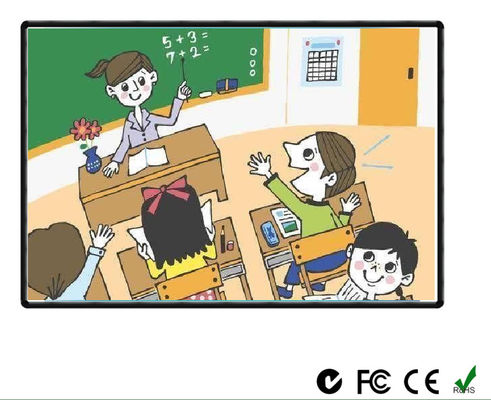 آلومینیوم مادون قرمز 82 اینچ الکترونیکی صفحه تعاملی دیجیتال CE CB FCC دارای مجوز
