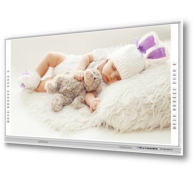 کلاس درس همه در یک تخته سفید تعاملی مادون قرمز تخته سفید تلویزیون هوشمند RoHS برای جلسه