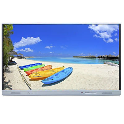 55 65 75 86 98 110 اینچ 4K Ultra HD انتراکتیو صفحه تخت دیجیتال هوشمند Whiteboard Multi Touch Screen برای مدرسه