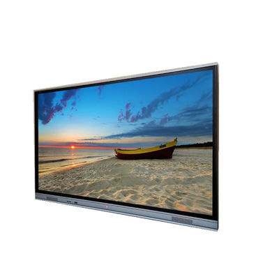 صفحه سفید تعاملی 4K IFPD مانیتورهای هوشمند صفحه نمایش چند لمسی با دوربین و میکروفون همه در یک کامپیوتر برای مدرسه