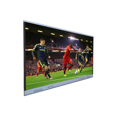 CE 4mm Glass LCD Infrared Smart Board پشتیبانی از ویندوز لینوکس فریم آلومینیومی