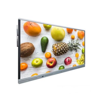 صفحه سفید تعاملی 4K IFPD مانیتورهای هوشمند صفحه نمایش چند لمسی با دوربین و میکروفون همه در یک کامپیوتر برای مدرسه