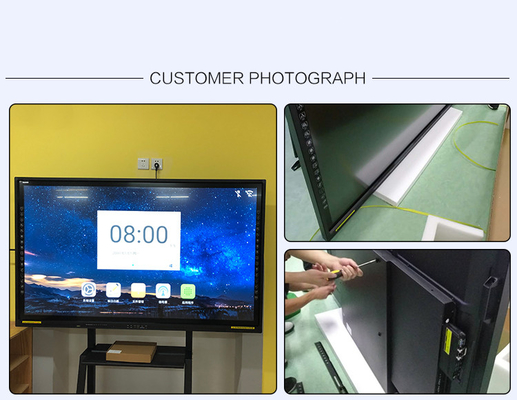 IBoard قابل حمل پنل تخت تعاملی مشکی مینی داخلی OPS I7 I5 نسل هسته اینتل