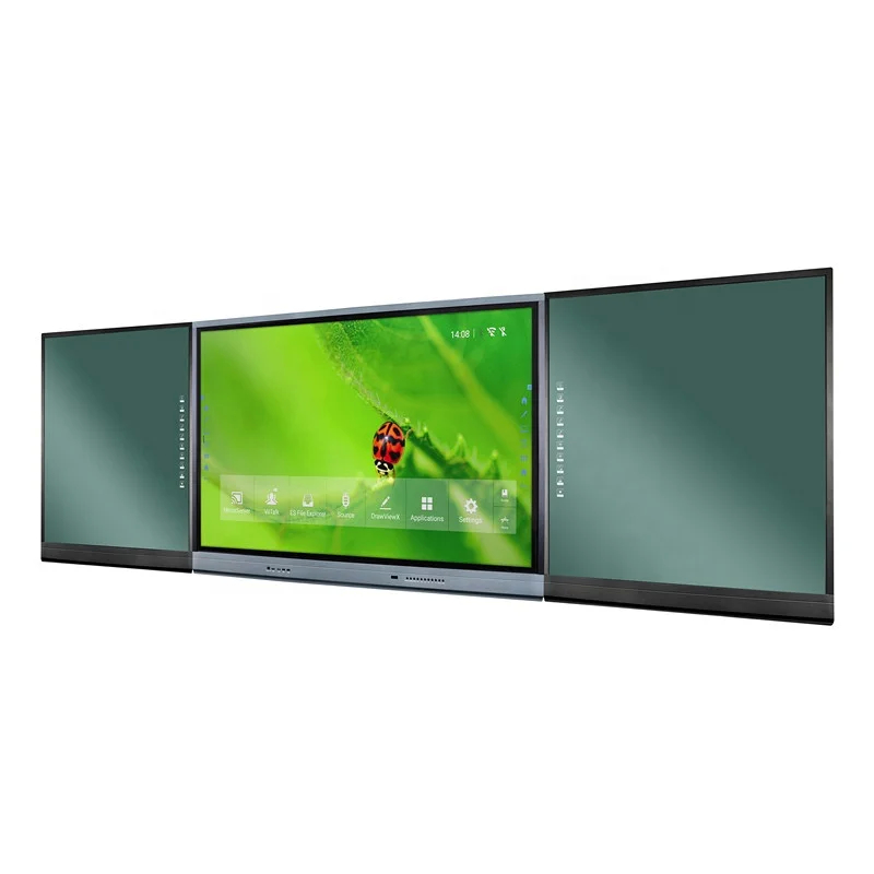 Interactive Intelligent Blackboard with 75 86 98 inch DLED Display Optional White/Green/Black Board Stylus Included