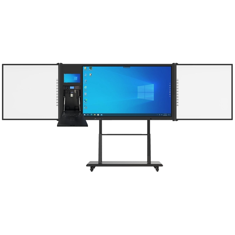 صفحه نمایش تعاملی 75 اینچ اندروید ویندوز چند لمسی 4K UHD LED Blackboard Smart Whiteboard دوربین میک اسکنر ویزوئیزر