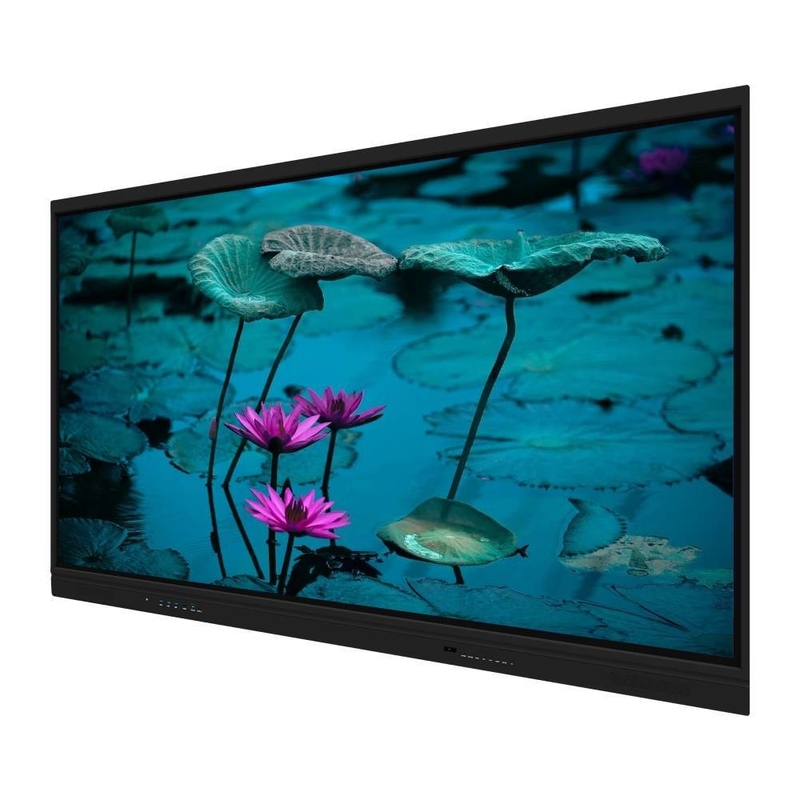 صفحه سفید تعاملی LED 86 98 اینچ لمس اندروید 13 20 نقطه USB HDMI پورت TYPE-C نرم افزار آموزشی برای کلاس