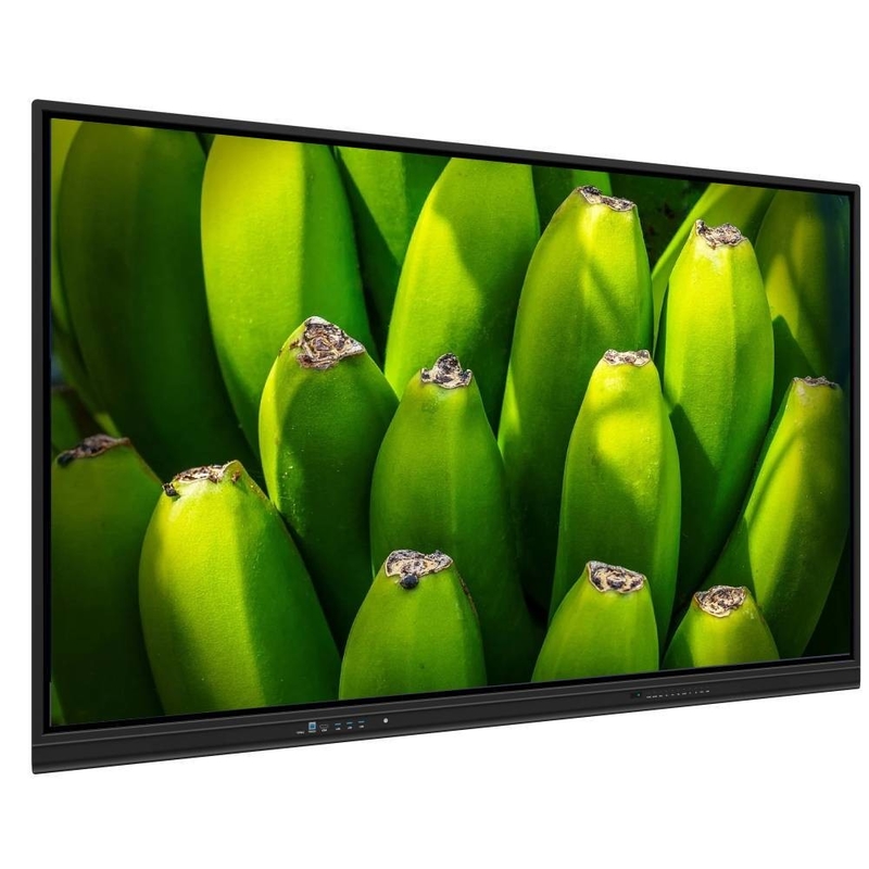 صفحه هوشمند ال سی دی 75 86 اینچ USB HDMI TYPE-C WIFI BT اسپیکر های داخلی اندروید PC Media Player برای سالن سخنرانی