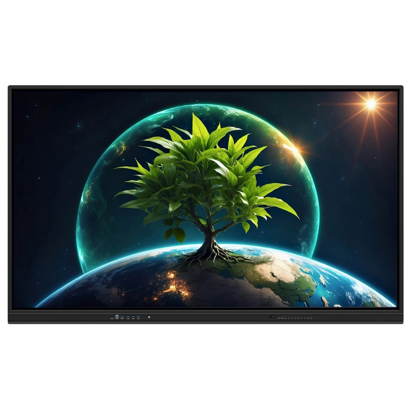 LCD Smart Board 86 اینچ اندروید 14 با 8+128G 40 نقطه لمسی وای فای bt hdmi نرم افزار کالیبراسیون شده برای ادارات مدرسه