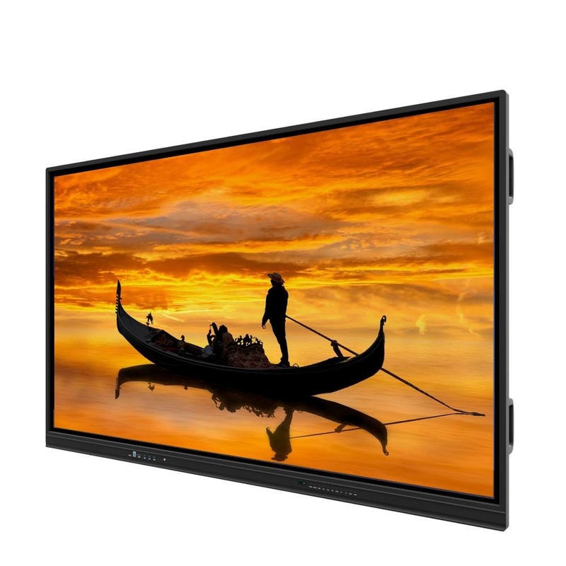 صفحه هوشمند LCD 75 اینچی اندروید 14 50 نقطه لمس با VGA DP پورت USB WIFI بلوتوث برای آموزش دفتر مدرسه
