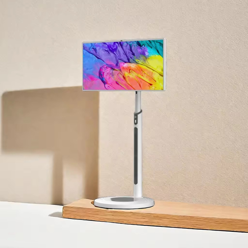 32 اینچ اندروید Smart Touch Screen تلویزیون USB وای فای تلویزیون قابل حمل مانیتور LCD باتری-قدرت برای بازی مطالعه ورزش