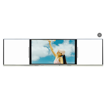 iBoard تجهیزات آموزشی 75 86 اینچ صفحه لمسی دیجیتال بهترین صفحه هوشمند متصل به هم LCD صفحه سفید هوشمند