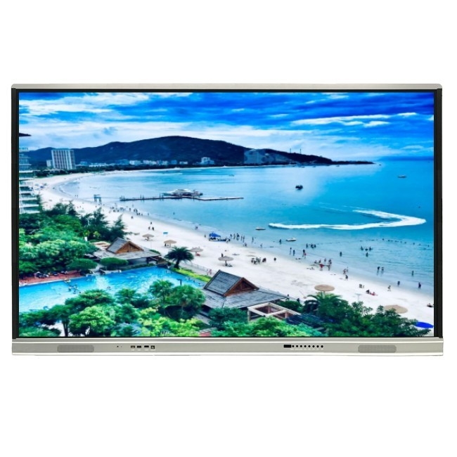 اینگ اسکرین Smart Interactive Board 4k Touch Panel همه در یک کامپیوتر مانیتور مانیتور متقابل تخت برای کنفرانس آموزشی