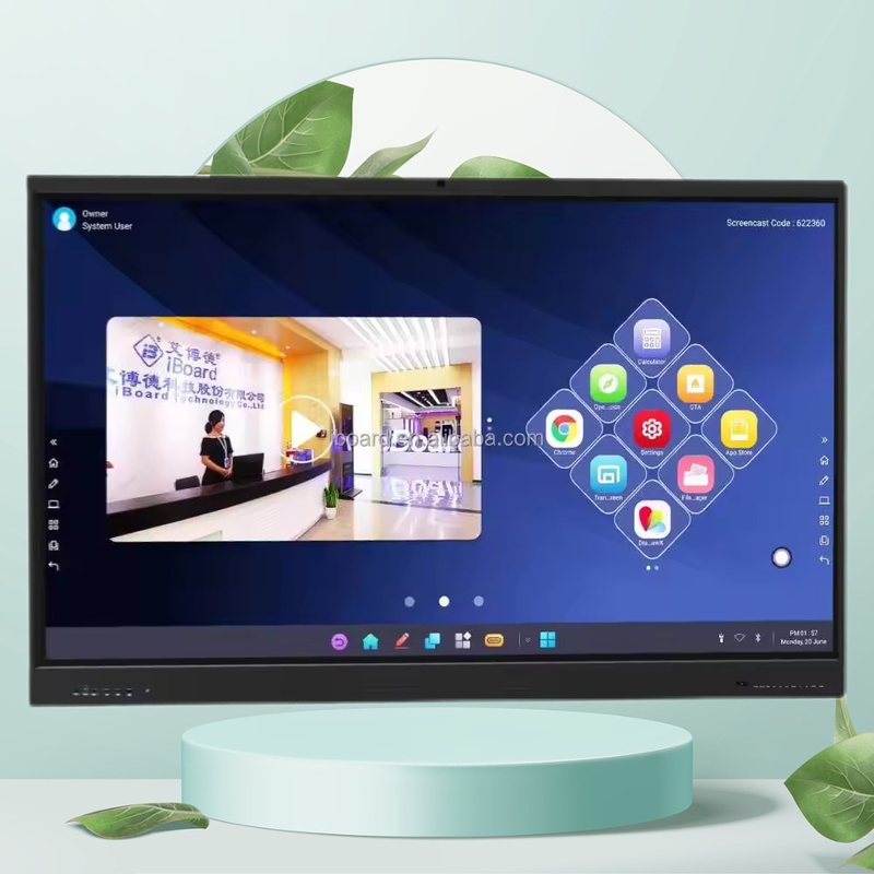 IBoard 55-110 Inch Smart Board Interactive Electronic White Board کلاس درس بوردهای تعاملی برای آموزش مدرسه اتاق جلسه