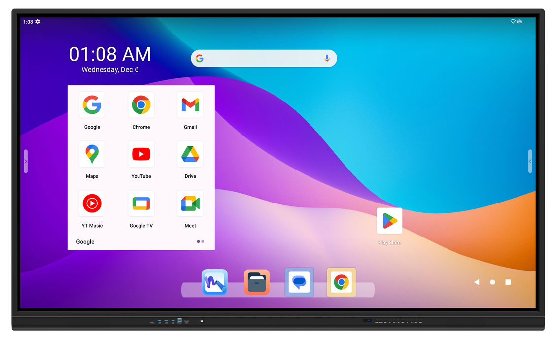 قیمت کارخانه IBoard 4K 55 65 75 86 اینچ صفحه نمایش صفحه تخت تعاملی هوشمند