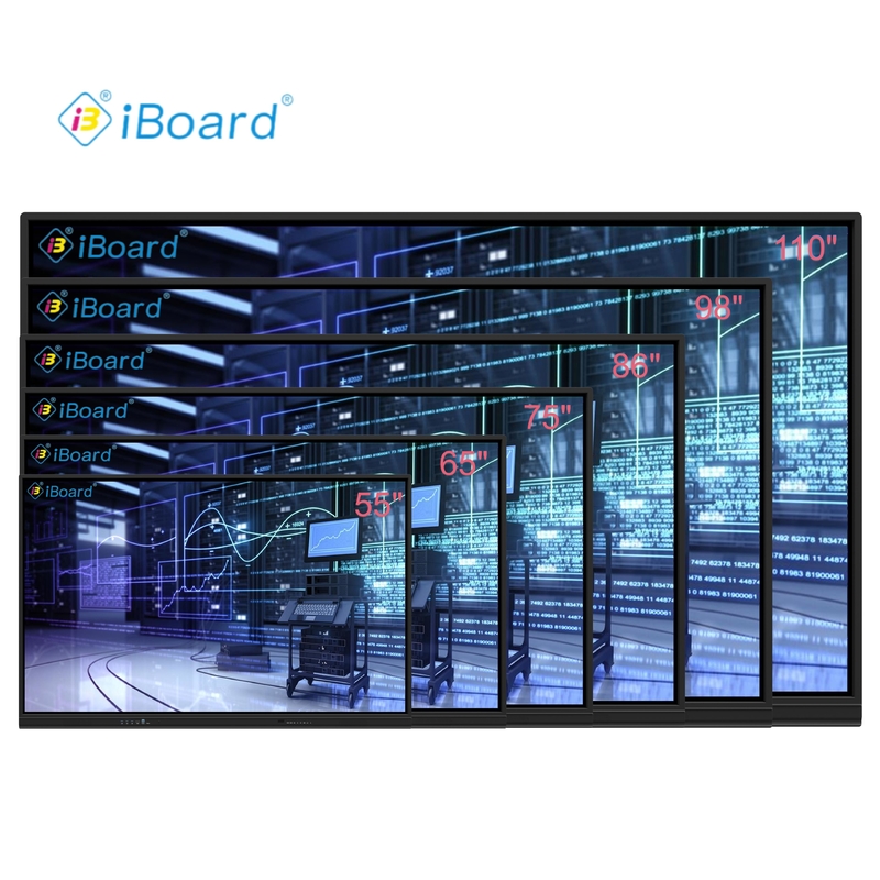 Blackboard هوشمند با 75 تا 86 اینچ Android touch panel board با دوربین و میکروفون برای آموزش و پرورش