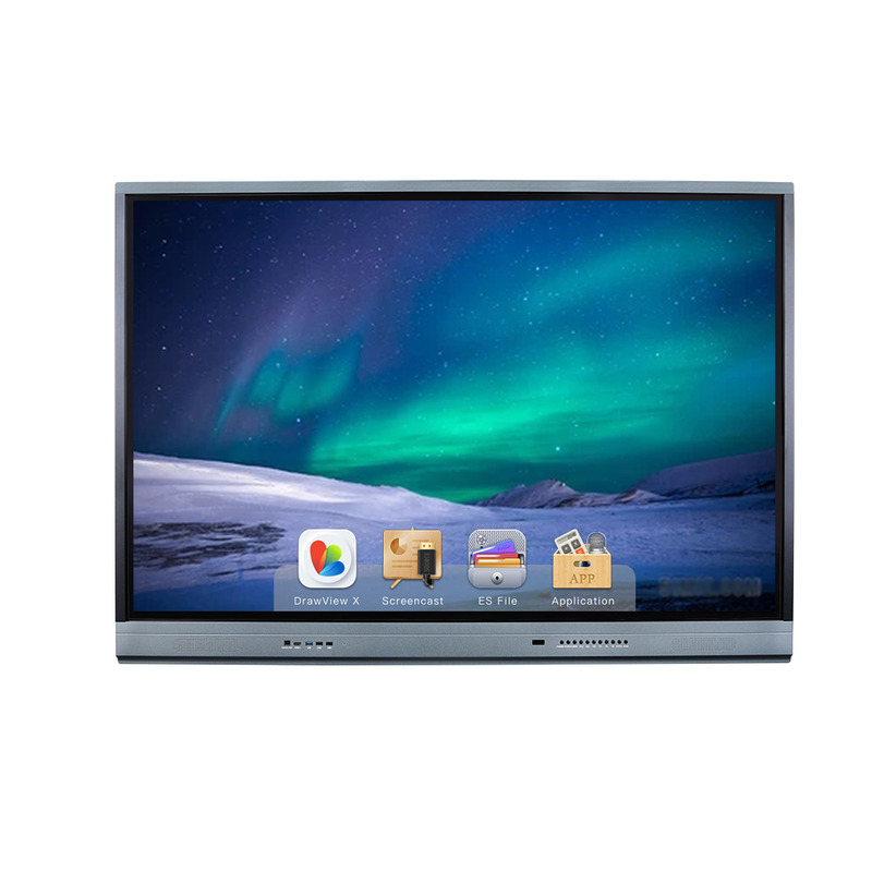 iBoard 75 اینچ 50 نقطه لمس تعاملی صفحه تخت هوشمند صفحه لمس دیجیتال صفحه سفید تعاملی هوشمند برای آموزش در مدارس