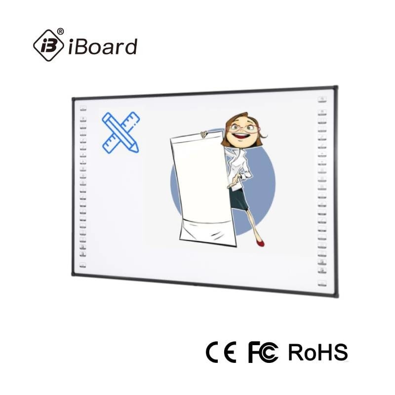 32768*32768 رزولوشن Iboard تخته سفید تعاملی با سطح سرامیکی و حالت ذخیره رطوبت 0% تا 95%