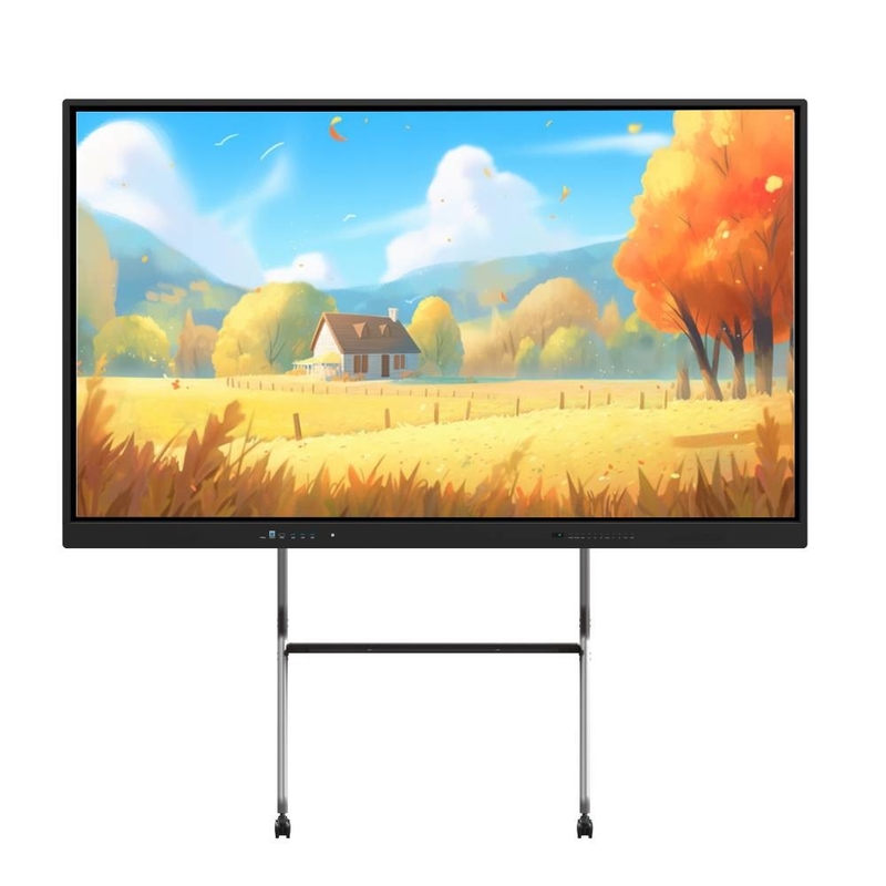 قلم انگشت صفحه لمسی صفحه نمایش 75 86 اینچ اندروید PC همه در یک 50000 ساعت با USB TYPE-C RJ45 برای آموزش کلاس درس جلسات اداری