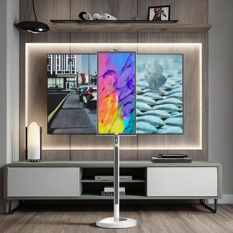 IBoard 27 32 اینچ اندروید 13 پانل لمسی داخل سلول تلویزیون هوشمند صفحه نمایش لمسی LCD مانیتور صفحه نمایش لمسی قابل جابجایی قابل چرخش با باتری