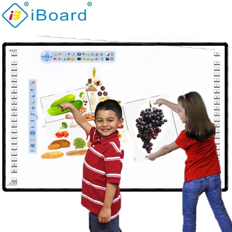 Iboard انگشت های تابلو و یا هر چیزی غیر شفاف برای نوشتن دمای ذخیره سازی و استند موبایل قابل حرکت