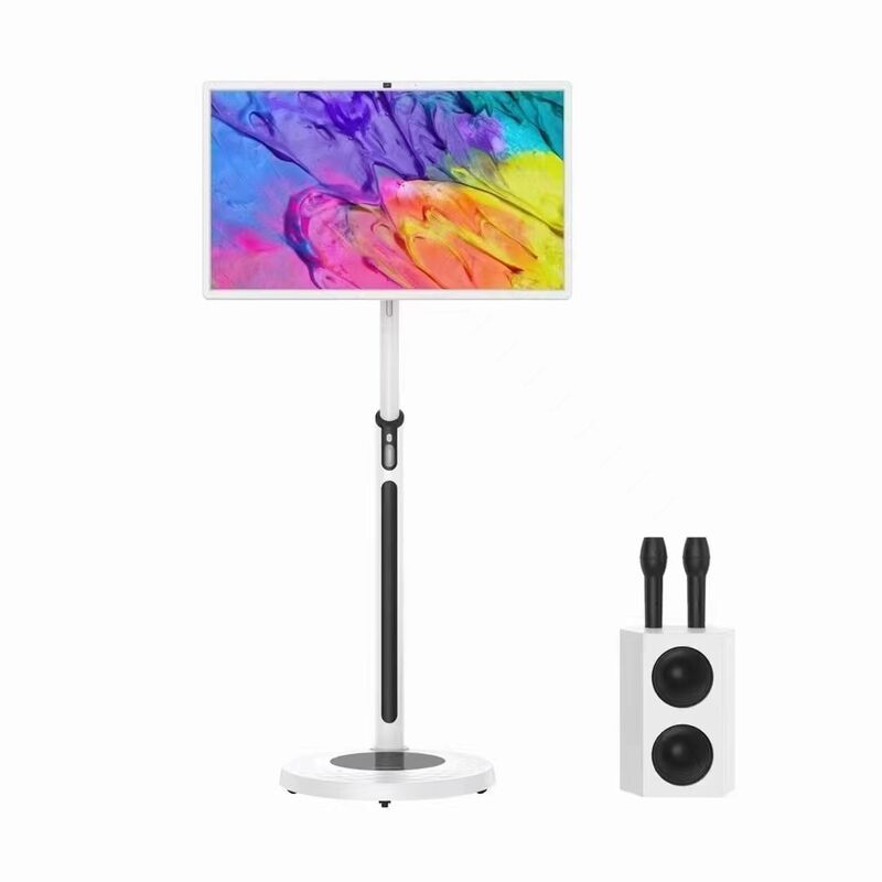 نمایشگر تبلیغاتی تلویزیون هوشمند قابل حمل با صفحه نمایش لمسی 32 اینچی IPS LCD با چند لمسی خازنی CMS داخلی سیستم عامل اندروید